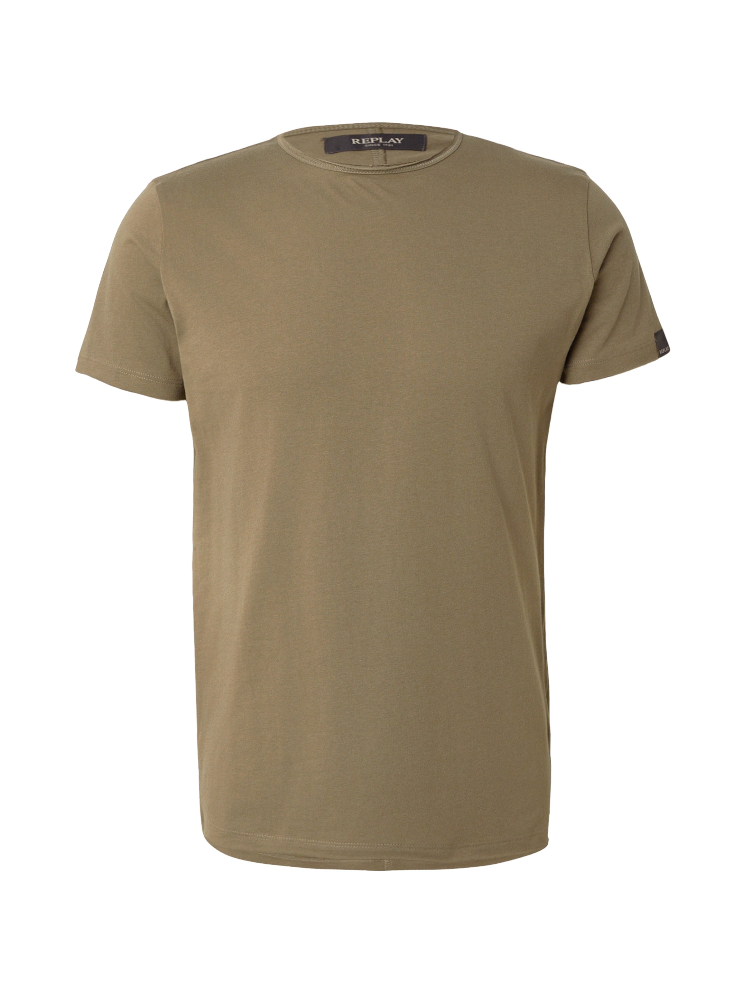 REPLAY Shirt in Groen: voorkant