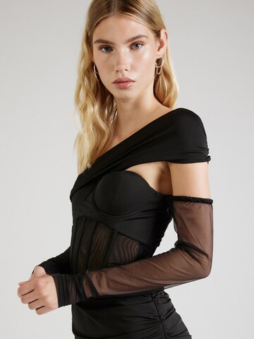 Misspap - Vestido de gala en negro