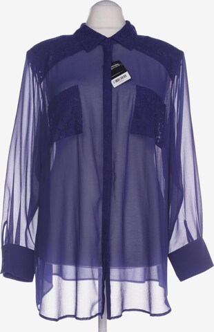 Emilia Lay Bluse 4XL in Blau: predná strana