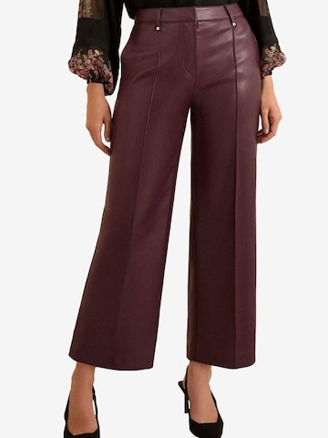 regular Pantaloni di love & roses in rosso: frontale