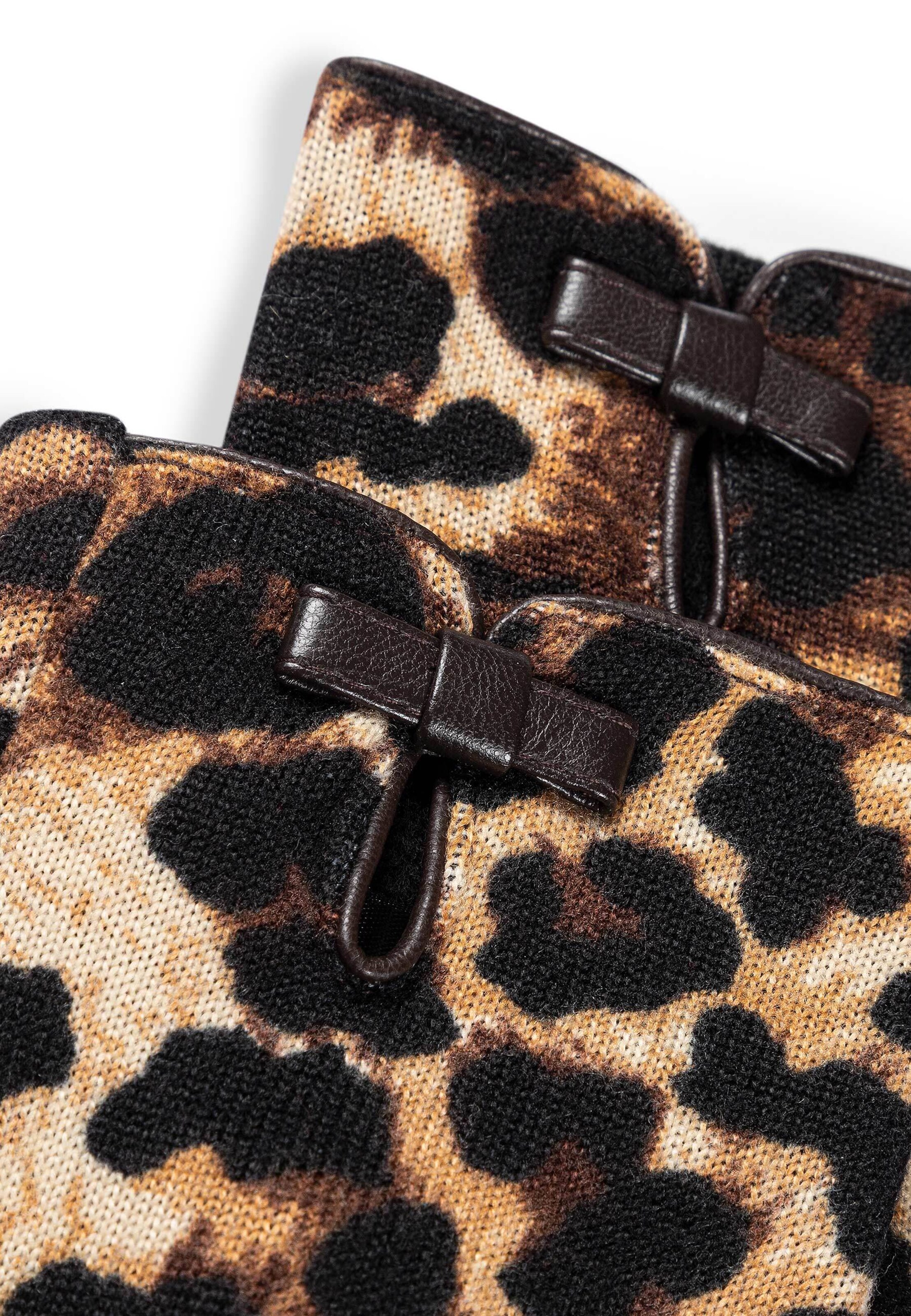 Roeckl Vingerhandschoenen 'LEO BOW BOW' in Gemengde kleuren