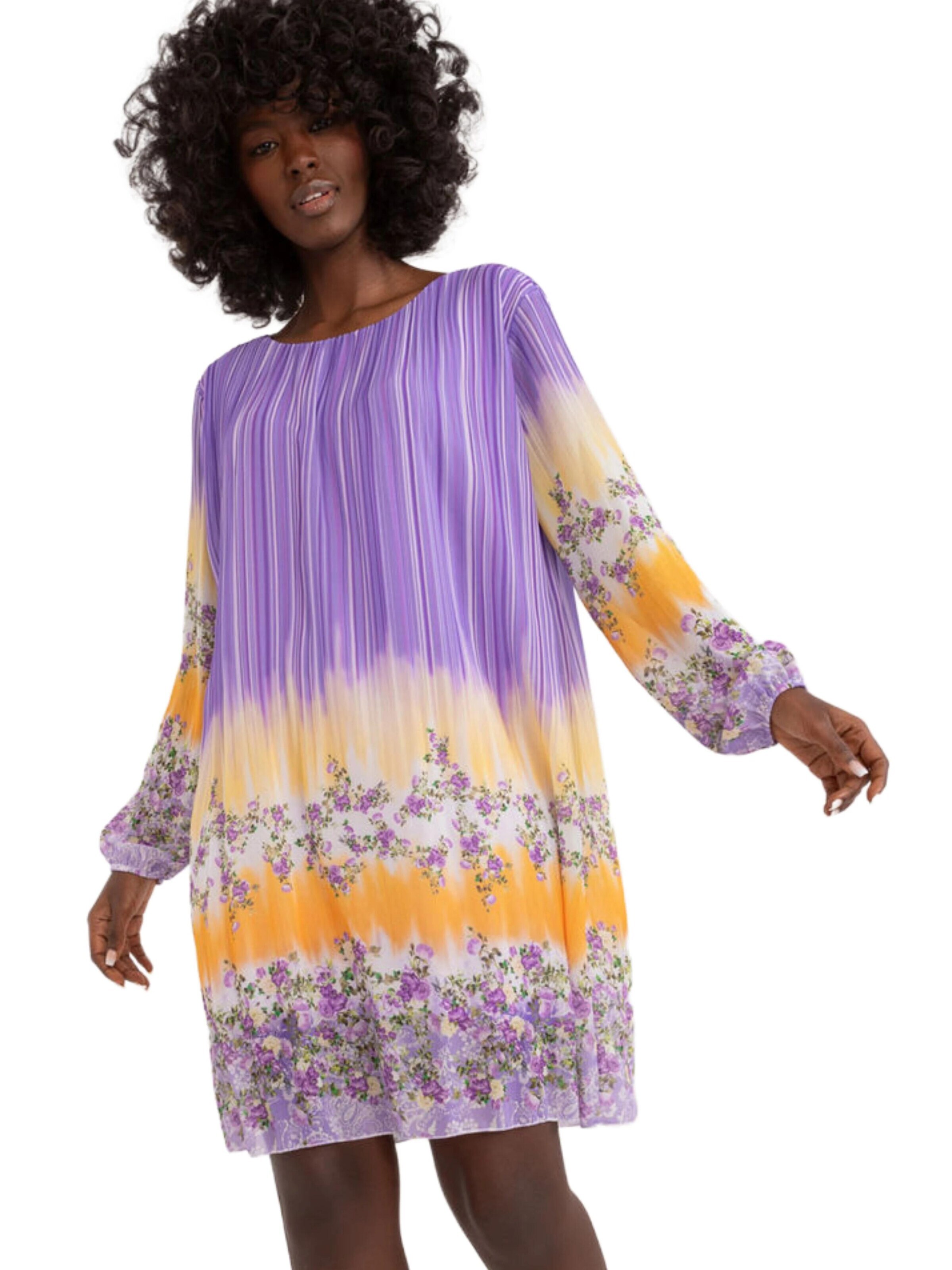 italy moda Dress in Purple: front