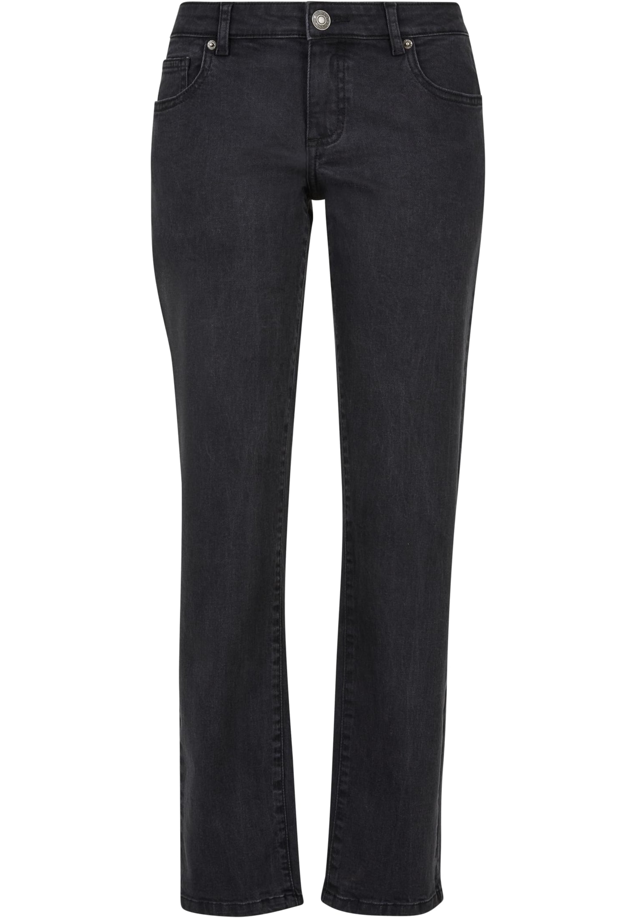 Urban Classics Обычный Джинсы в Черный: спереди