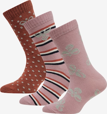 Chaussettes Hummel en marron : devant