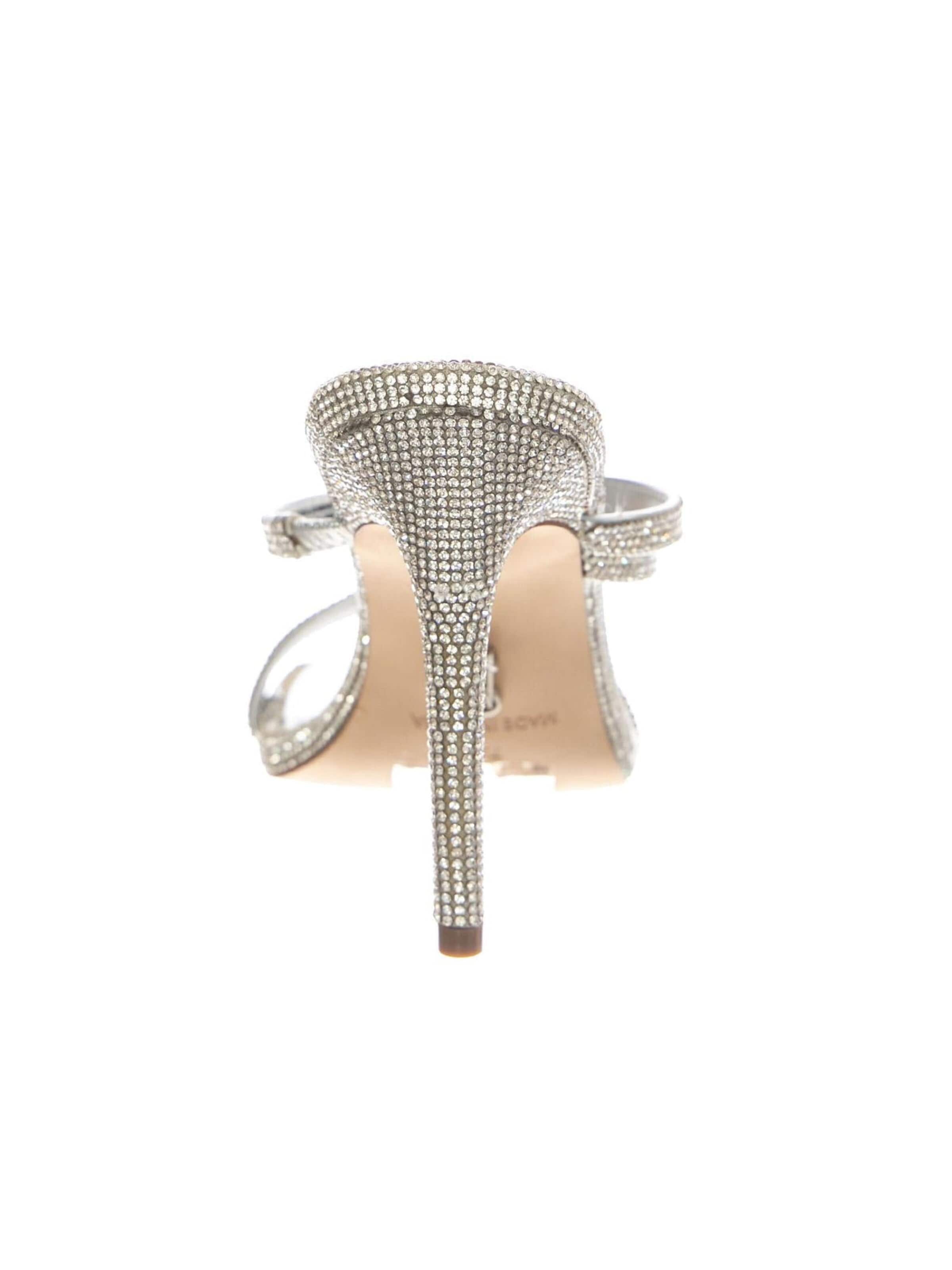 Sandales 'Annual Silver Nappa PU with Rhinestones' STEVE MADDEN en argent