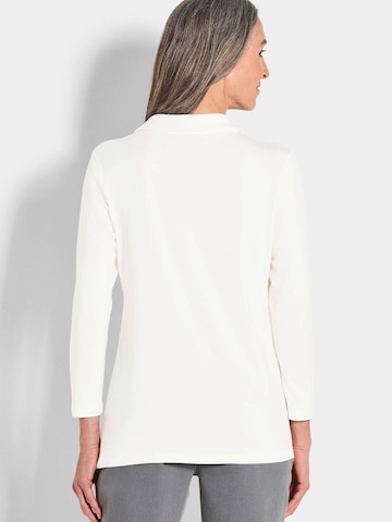 Goldner Shirt in Wit