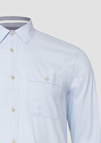 s.Oliver Regular fit Overhemd in Blauw