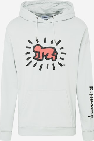 Cotton On Sweatshirt 'KEITH HARING' in Blauw: voorkant