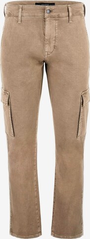 GUESS Regular Cargo Pants in Beige: front