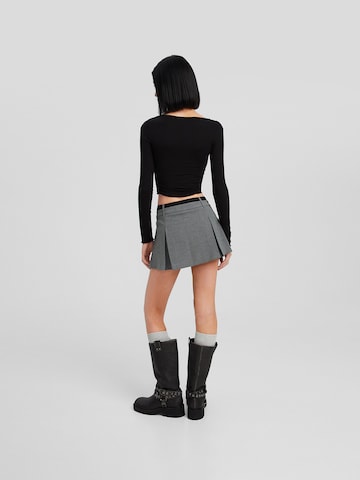 Bershka Skirt in Grey