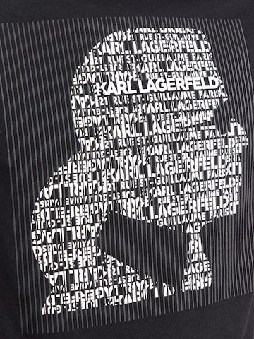 Karl Lagerfeld Тениска в черно