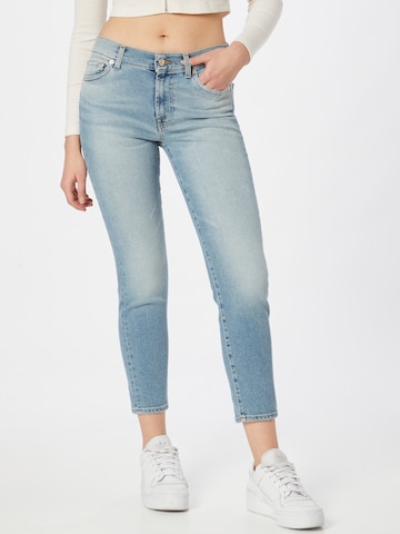 7 for all mankind Slimfit Jeans 'ROXANNE' in Blauw: voorkant