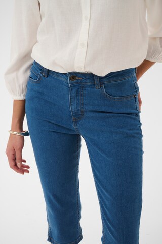Coupe slim Jean 'KAVilma' Kaffe en bleu