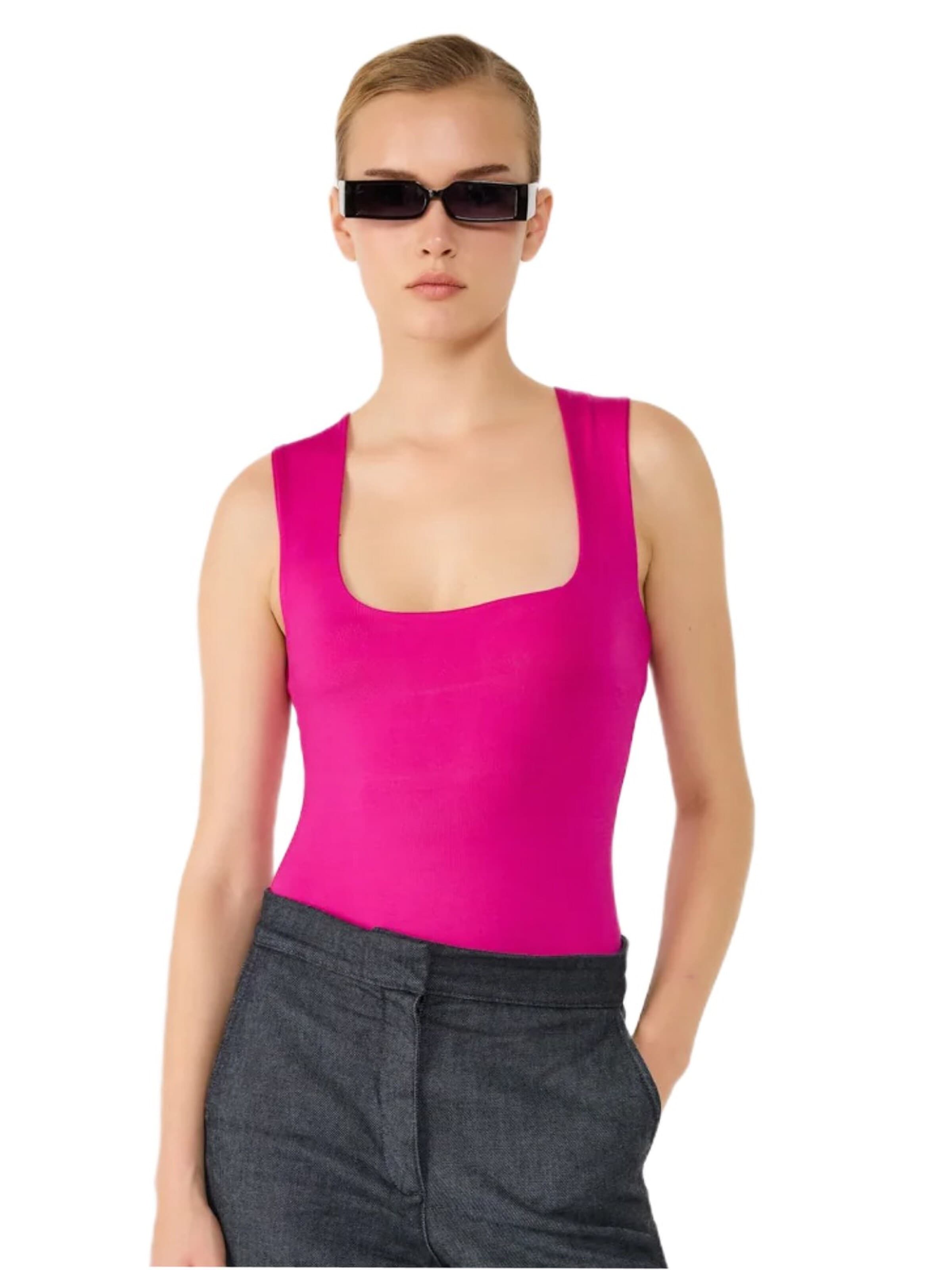 No Matter What Shirt bodysuit in XS in Fuchsia, Item view