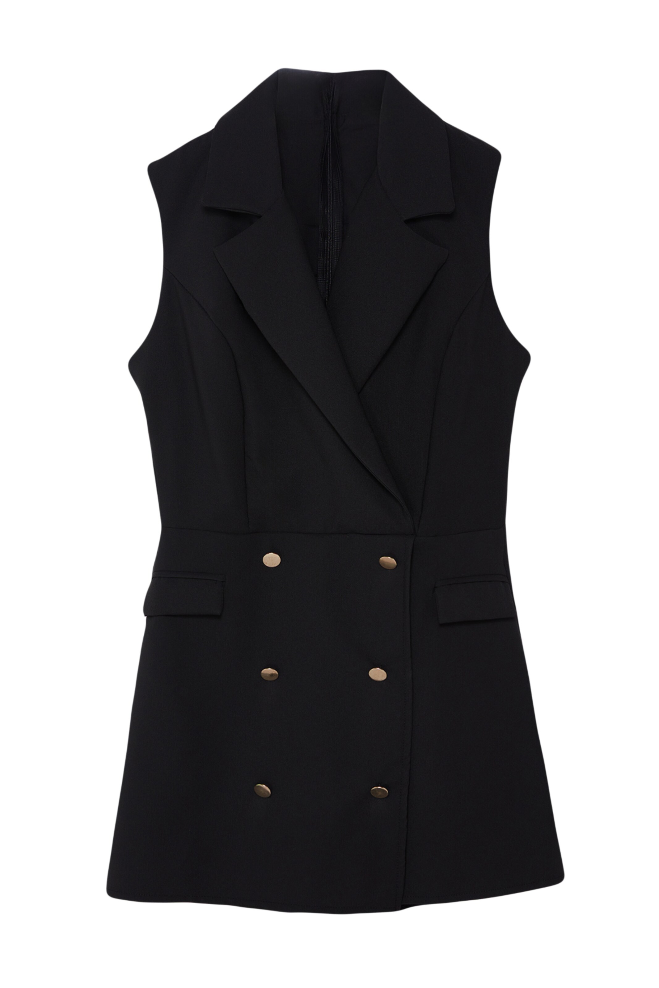 Trendyol - Jumpsuit en negro: frente