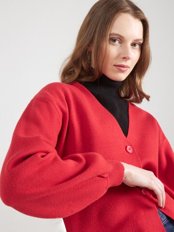 VERO MODA Knit cardigan 'VMGold' in Red