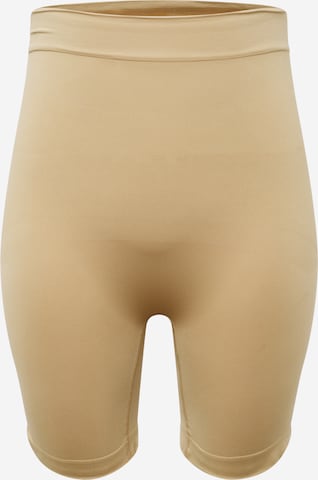 ONLY Carmakoma Skinny Leggings i beige: framsida