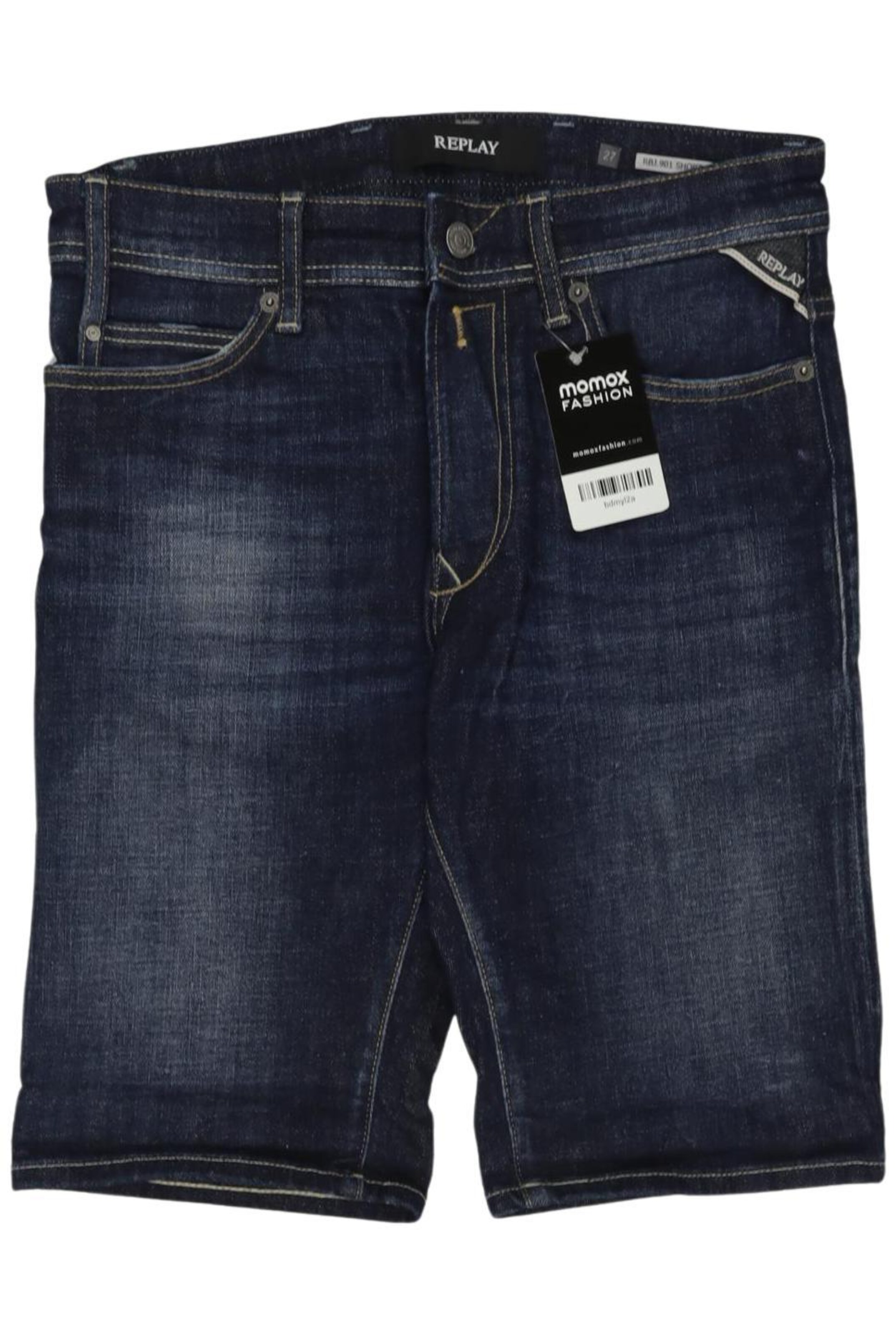 REPLAY Shorts in 27 in Blue: front