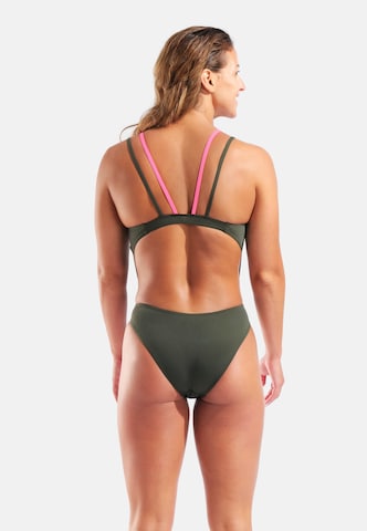 ARENA - Bustier Traje de baño 'TECH MULTI SOLID' en verde