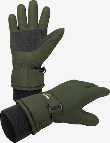 Gants de sport 'Snowguard Pro' normani en vert