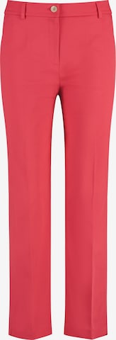 GERRY WEBER Normalny krój Spodnie w kant w kolorze różowy: przód