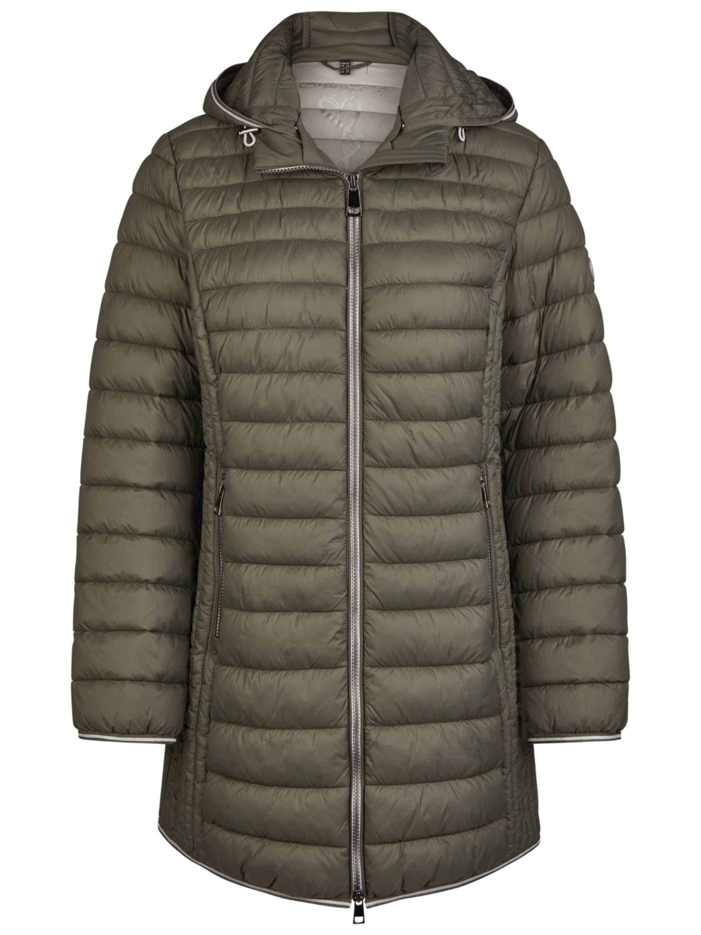 Barbara Lebek Between-Season Jacket in Green: front