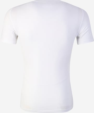 ADIDAS PERFORMANCE Функционална тениска 'Techfit' в бяло