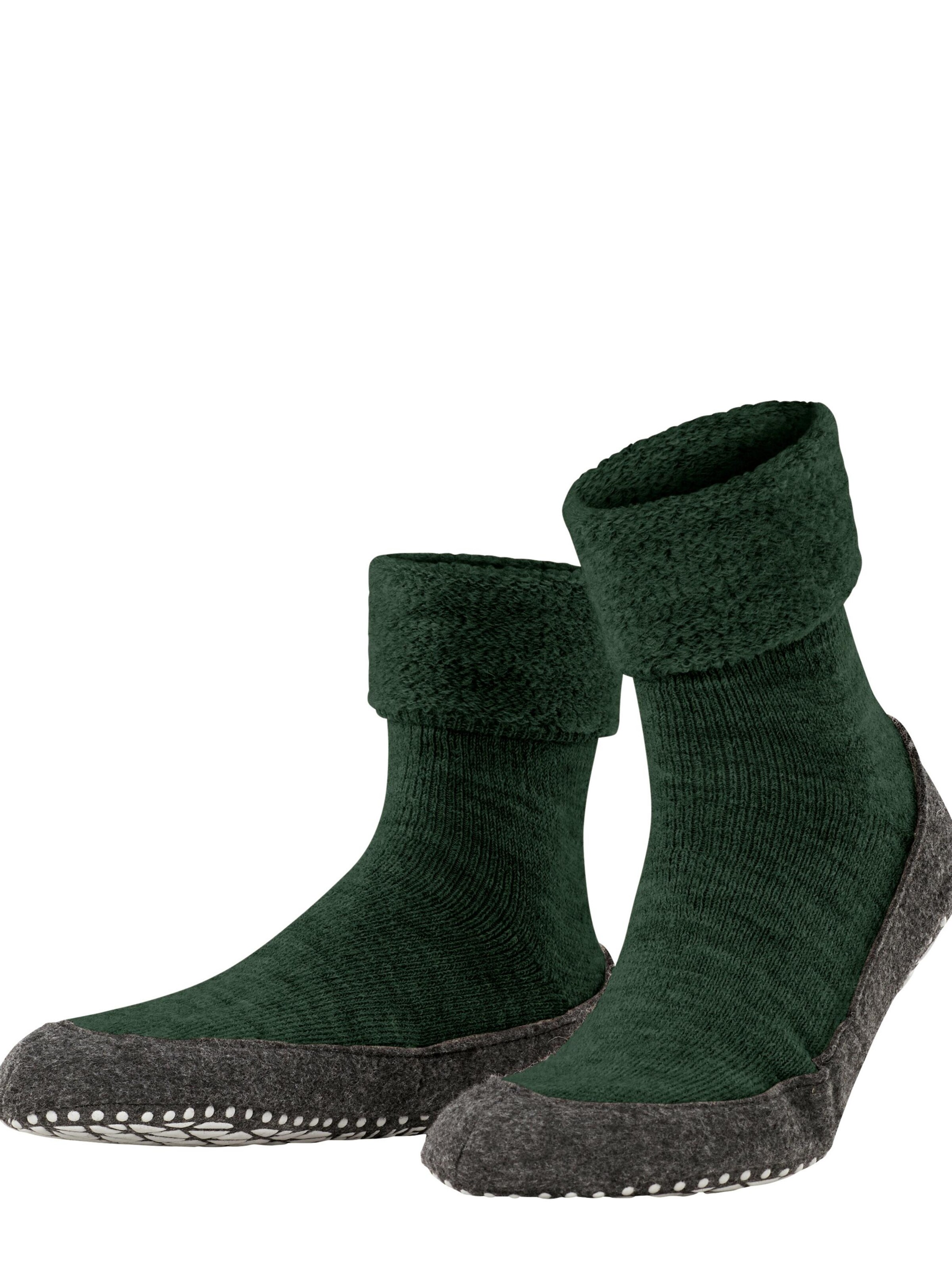 FALKE Hausschuh 'Cosyshoe'‌‌‌ in Grün: Vorderseite
