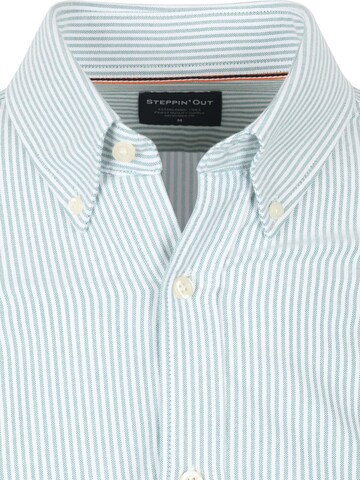 Steppin' out Regular fit Overhemd in Blauw