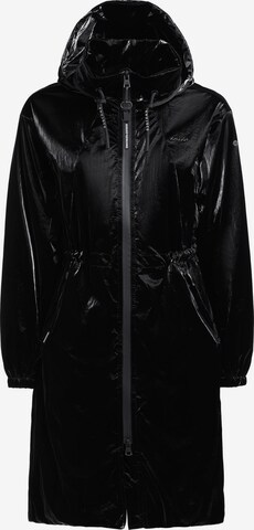 khujo Raincoat 'Marthe2' in Black: front