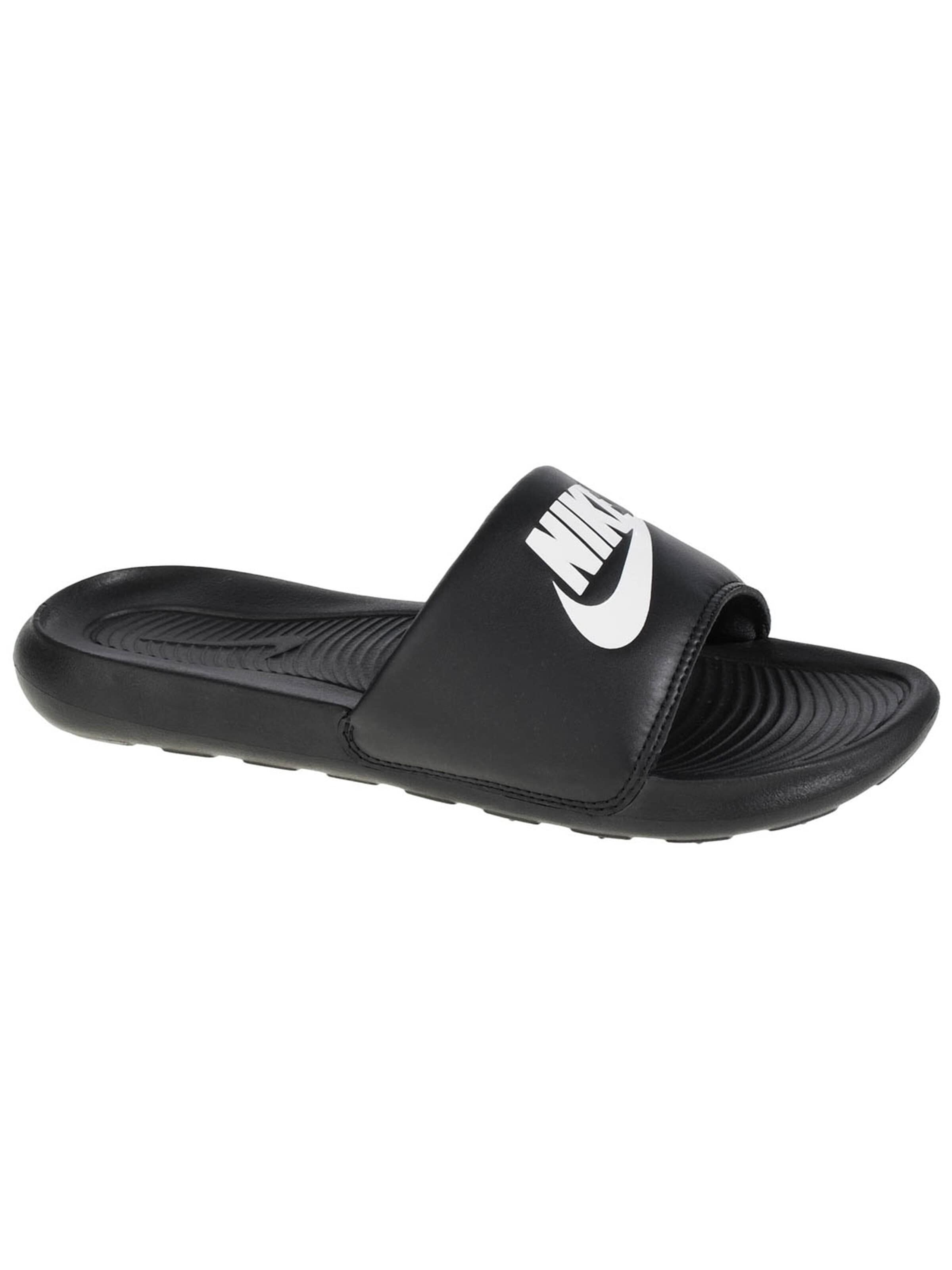 Nike Sportswear Muiltjes 'Victori One' in Zwart: voorkant