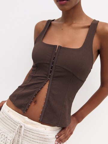 Pull&Bear Top in Bruin