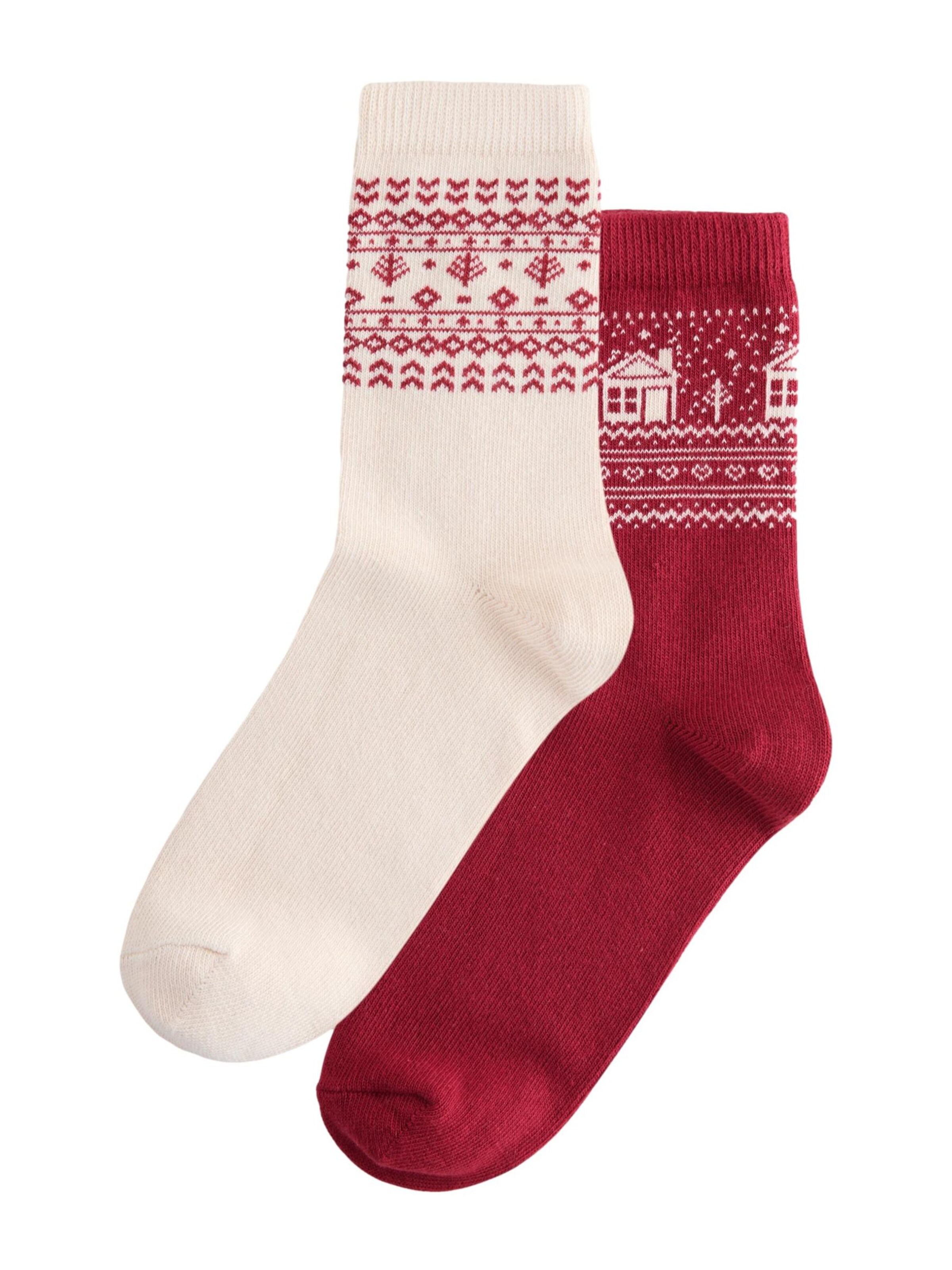 Next Носки в Красный: спереди