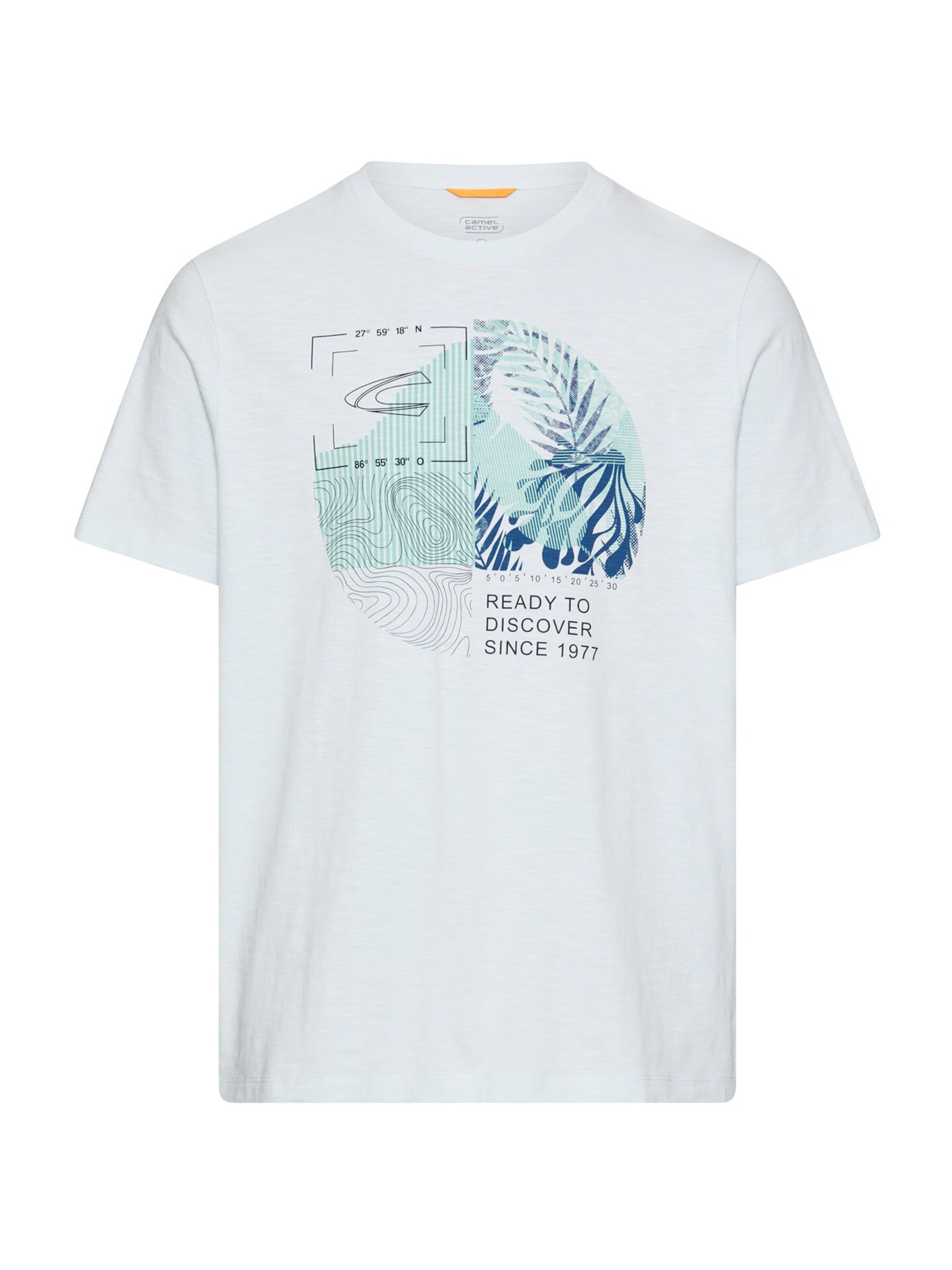 CAMEL ACTIVE Футболка в Синий: спереди