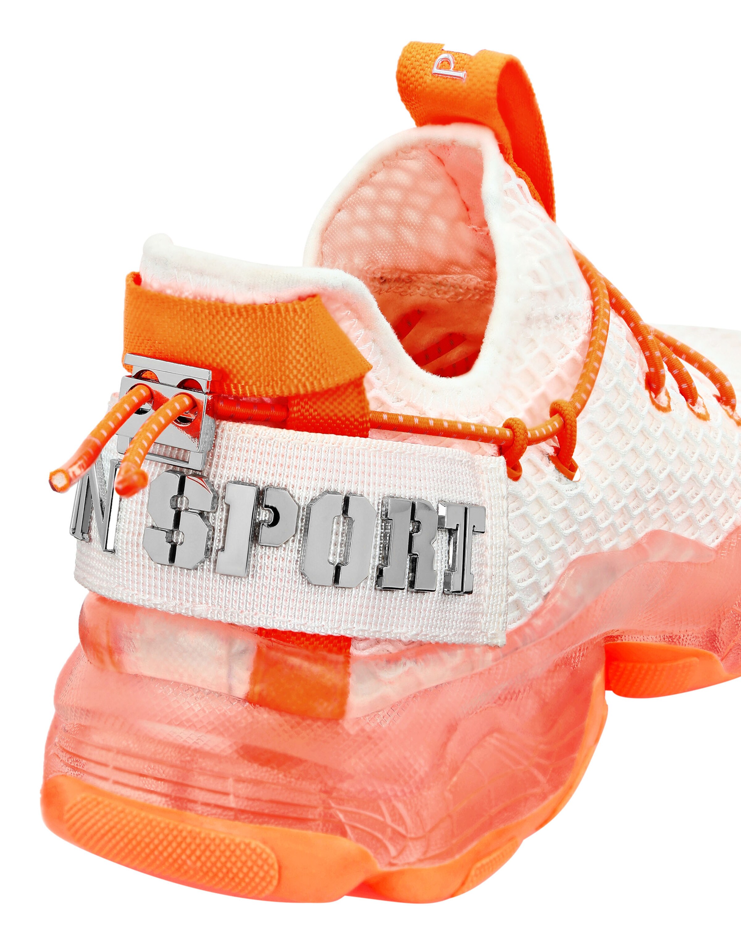 Plein Sport - Sapatilhas baixas 'Tiger Attack Gen.x.4' em branco