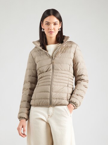 EA7 Emporio Armani Přechodná bunda – béžová: přední strana