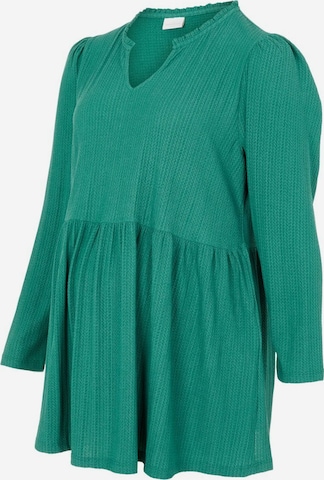 MAMALICIOUS Blouse 'MLFREIA CURVE' in Groen: voorkant