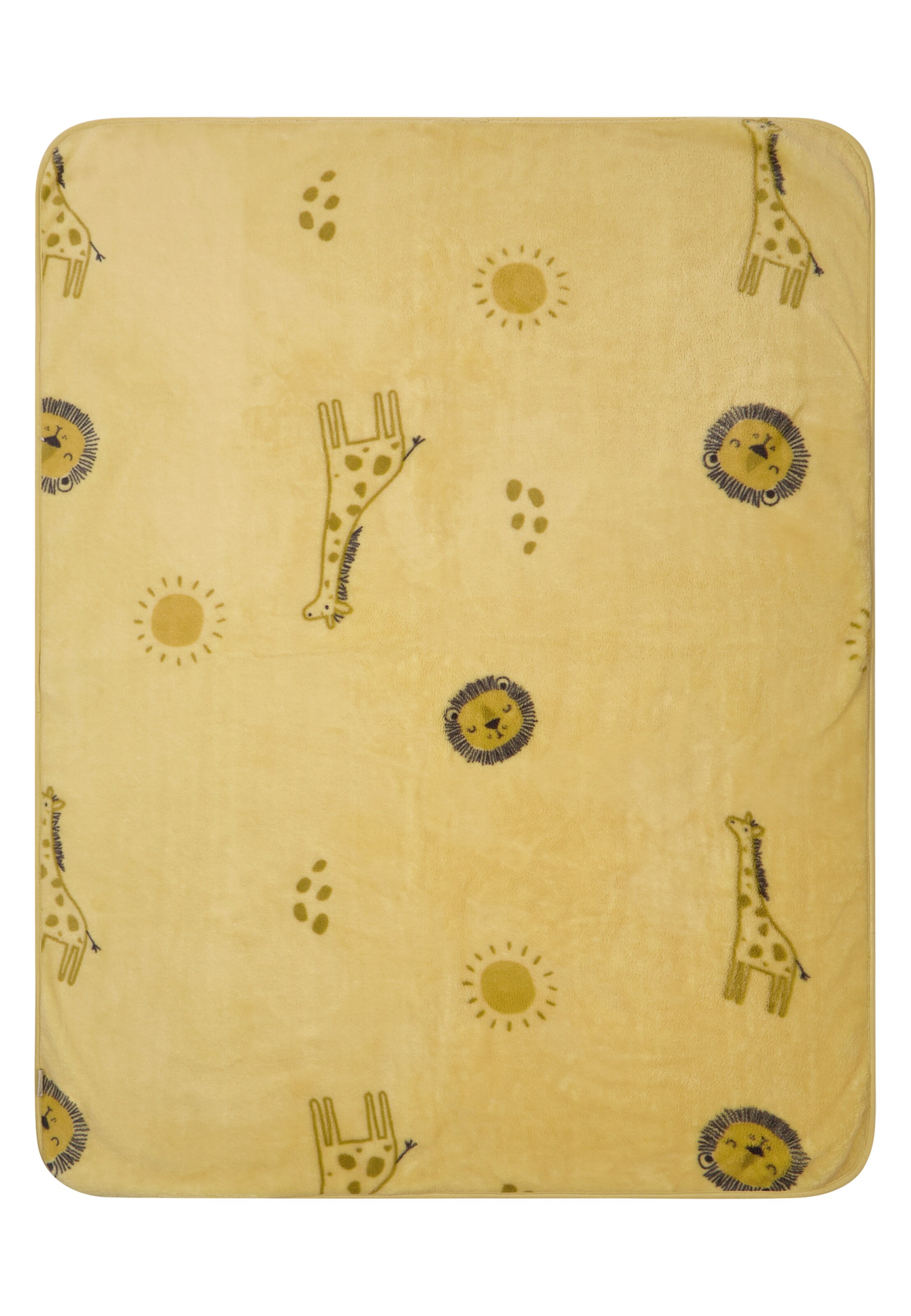 STERNTALER Babydecke 'Safari' in Gelb: Vorderseite