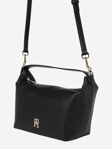 TOMMY HILFIGER - Mala de ombro em preto: frente