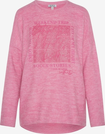 Soccx Sweater in Pink: front