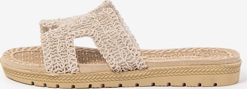 Brasileras Slippers 'Braida' in Beige: front
