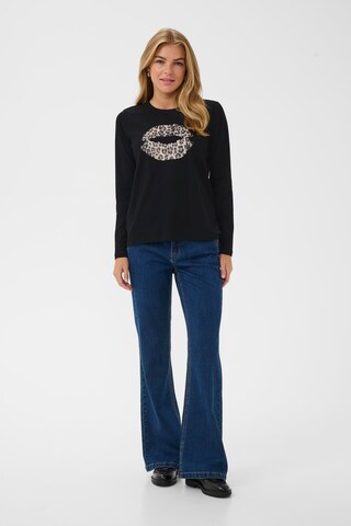 CULTURE - Camisa 'CUNorina' em preto