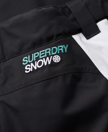 Superdry Regular Workout Pants in Black