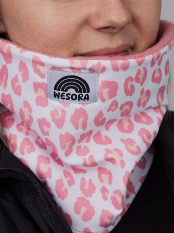 WESORA GmbH Loop scarf 'Printed Neckwarmer Fleece + UV-Schutz' in Pink