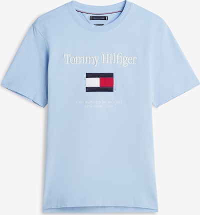 TOMMY HILFIGER Majica u morsko plava / svijetloplava / crvena / bijela, Pregled proizvoda