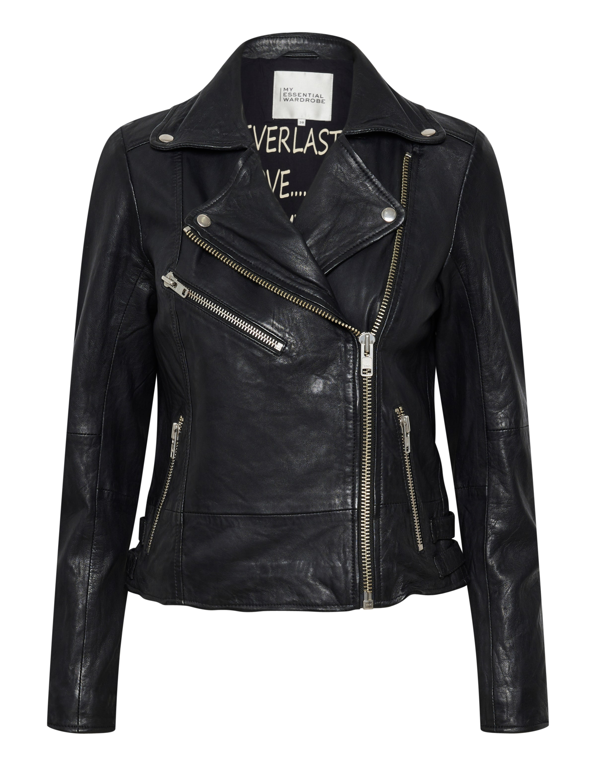 Giacca di mezza stagione di My Essential Wardrobe in nero: frontale