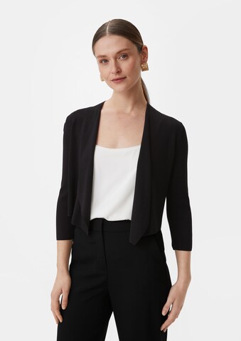 COMMA Strickjacke in Schwarz: Vorderseite