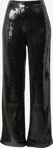 Samsøe Samsøe רגיל מכנסיים 'Agneta' בשחור: מלפנים
