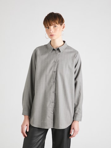 Camicia da donna 'TIA SANNE' di OBJECT in grigio: frontale