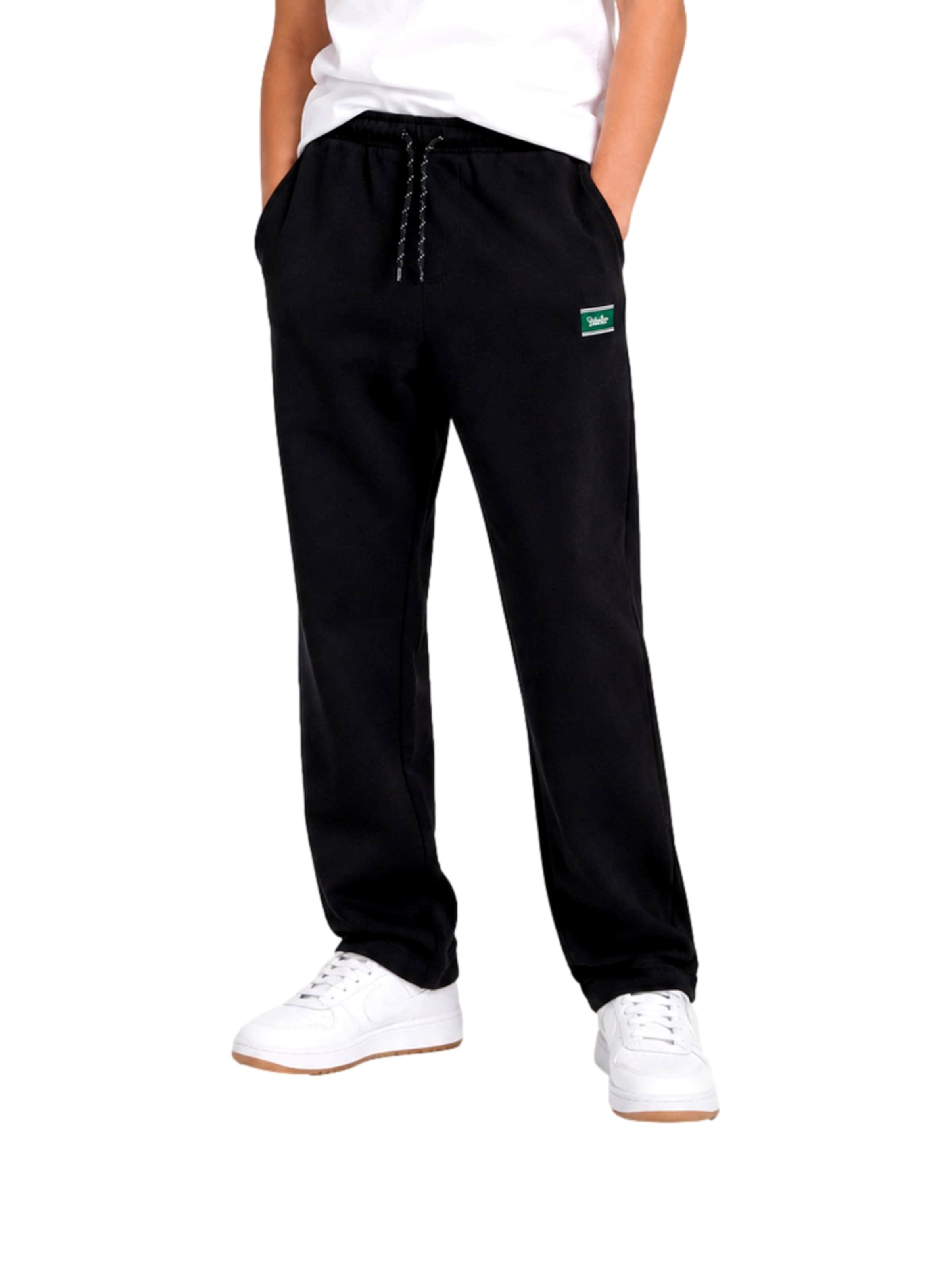 Regular Pantalon 'JPSTKane Buster' Jack & Jones Junior en noir : devant